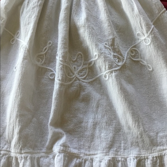 WHITE LINEN DRESS - Picture 4 of 4